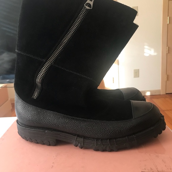 acne snow boots